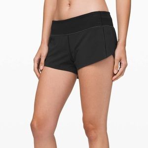 Black Speed-Up Lululemon Shorts